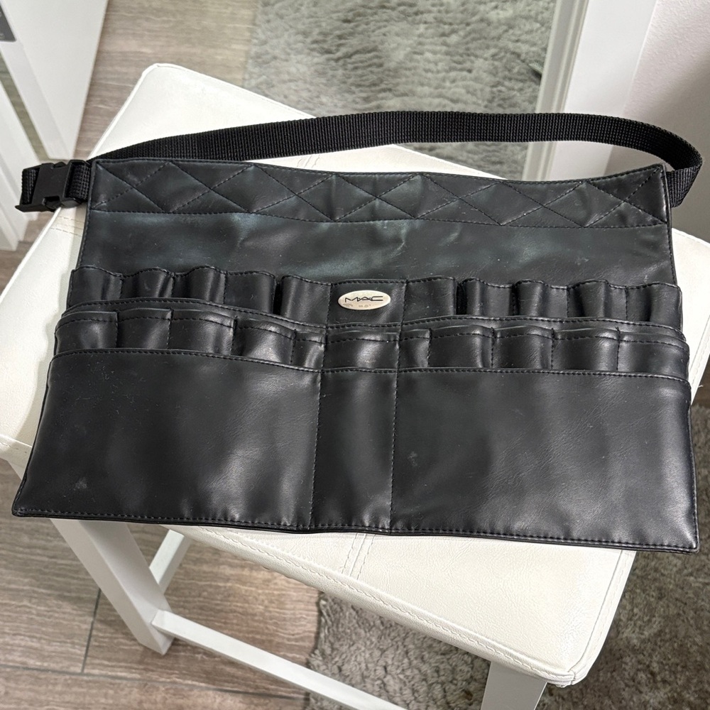 MAC Cosmetics Makeup Brush Black Belt Bag